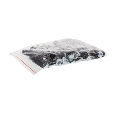INLINE ® Käfigmutternset M6, je 50x Käfigmuttern, Unterlegscheiben, Schrauben