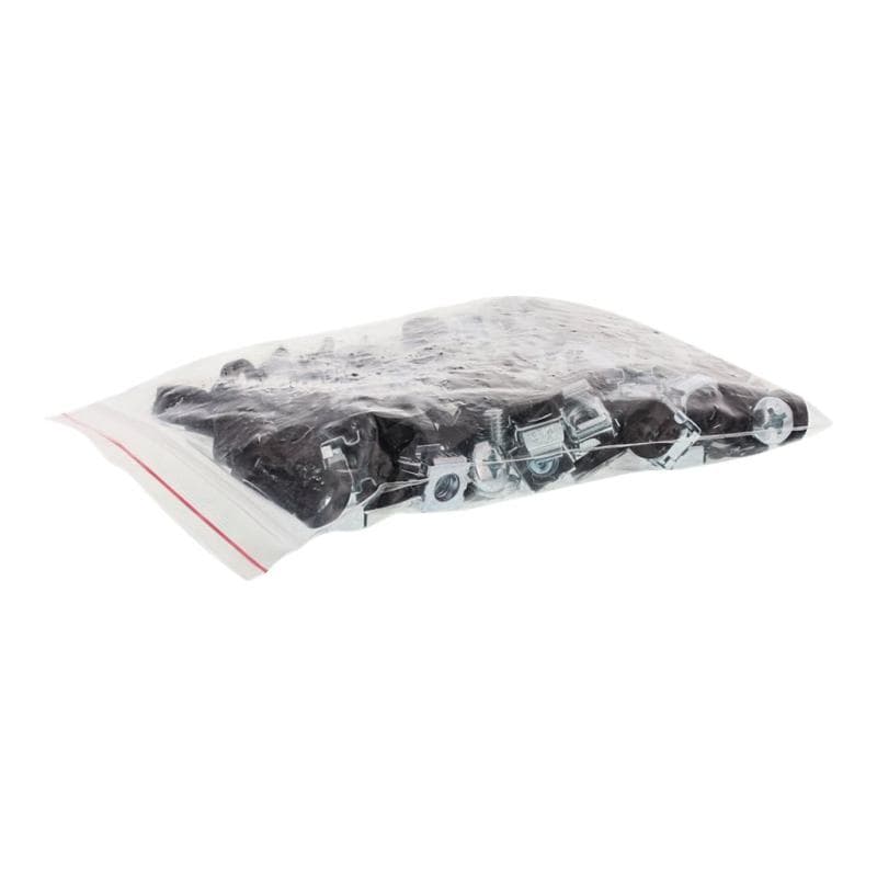 INLINE ® Käfigmutternset M6, je 50x Käfigmuttern, Unterlegscheiben, Schrauben