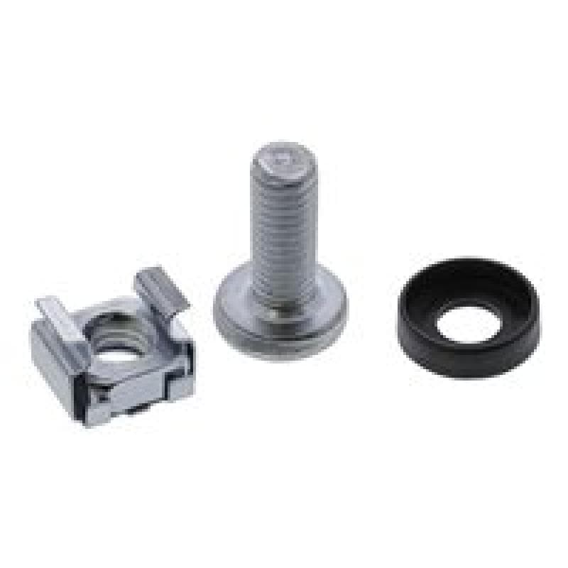INLINE ® Käfigmutternset M6, je 50x Käfigmuttern, Unterlegscheiben, Schrauben
