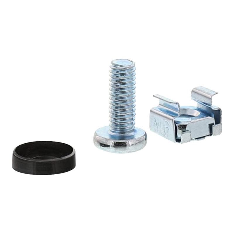 INLINE ® Käfigmutternset M6, je 20x Käfigmuttern, Unterlegscheiben, Schrauben
