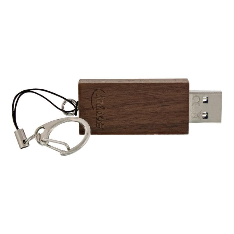 INLINE woodstick USB 3.0 Speicherstick, Walnuss, 64GB