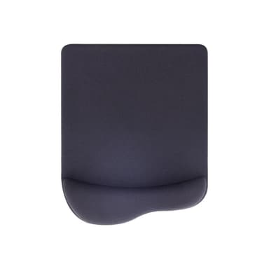 INLINE ® Maus-Pad, schwarz, mit Gel Handballenauflage, 235x185x25mm