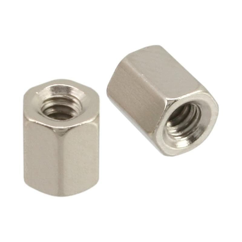INLINE ® Doppelmutter Set, innen UNC 4/40, 10er Pack