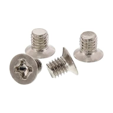 INLINE 100er Pack InLine® Schraubenset, für 2,5″ Festplatte / SSD, 3mm, flacher Senkkopf, silber