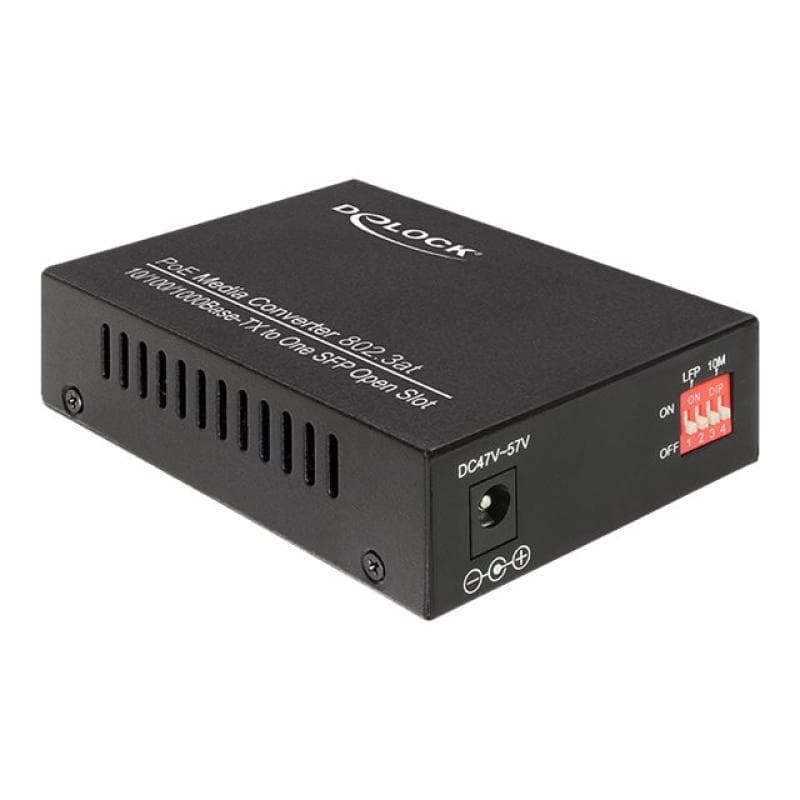 DELOCK Medien Konverter 1000Base-T zu SFP mit P
