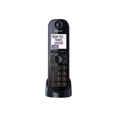 PANASONIC KX-TGQ200GB schwarz IP Mobilteil für Router mit DECT/CAT-iq Basis Fritzbox komaptibel dire