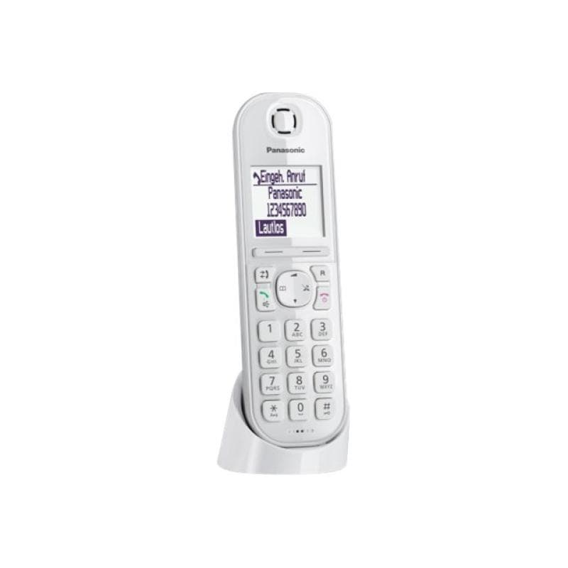 PANASONIC KX-TGQ200GW weiss IP Mobilteil für Router mit DECT/CAT-iq Basis Fritzbox komaptibel direkt