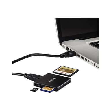 HAMA Externer Speicherkartenleser USB 3.0 Hama 124022 Schwarz