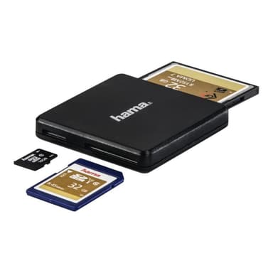 HAMA Externer Speicherkartenleser USB 3.0 Hama 124022 Schwarz