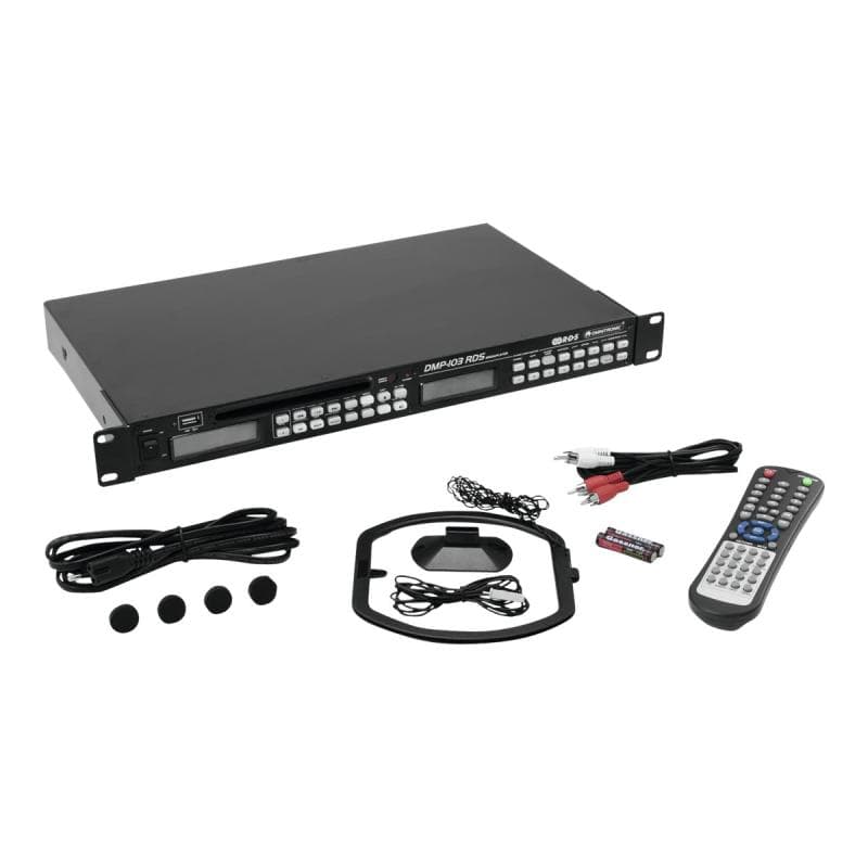 OMNITRONIC DJ Doppel Media Player 19 Zoll Omnitronic DMP-103RDS