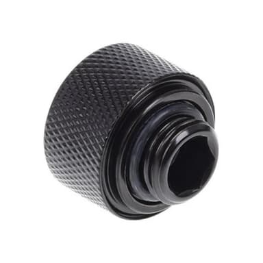 ALPHACOOL Eiszapfen 16mm HT Tülle 6/P bk | G1/4 Deep Black Sixpack