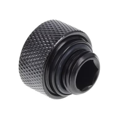 ALPHACOOL Eiszapfen 13mm HT Tülle 6/P bk | G1/4 Deep Black Sixpack