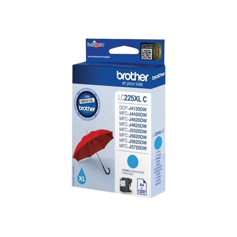 BROTHER LC225XLC Cyan Tintenpatrone