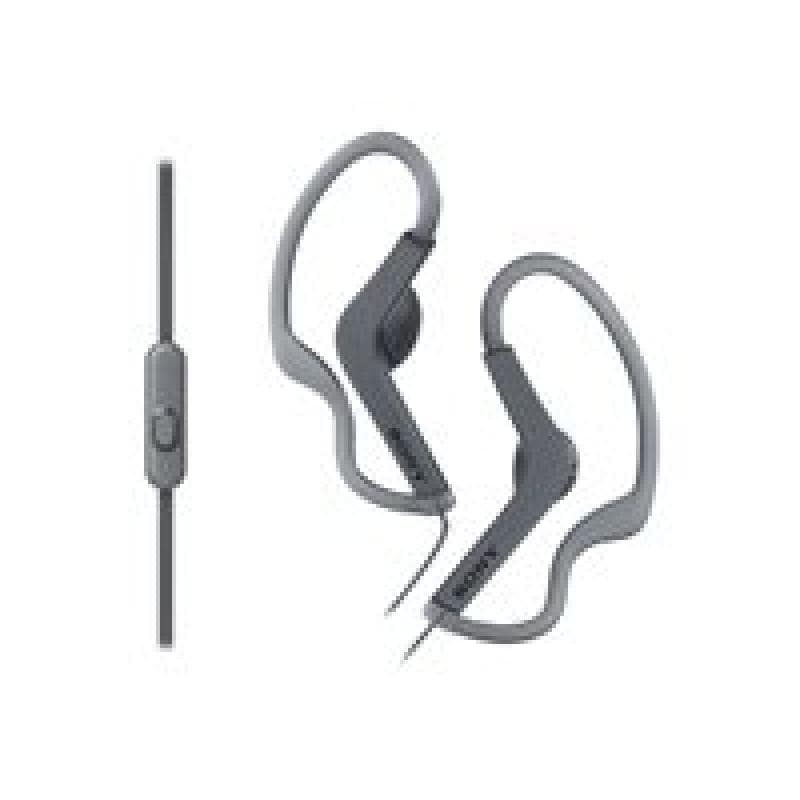 SONY MDR-AS210AP In Ear Kopfhörer Microfon und Spritzwassergeschützt Schwarz