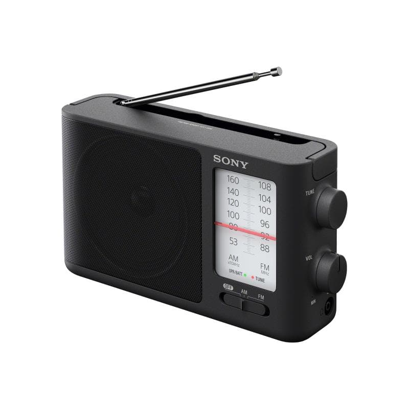 SONY ICF-506 analoges MW/UKW-Radio Schwarz