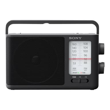 SONY ICF-506 analoges MW/UKW-Radio Schwarz