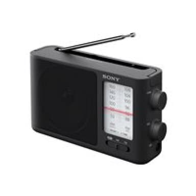 SONY ICF-506 analoges MW/UKW-Radio Schwarz