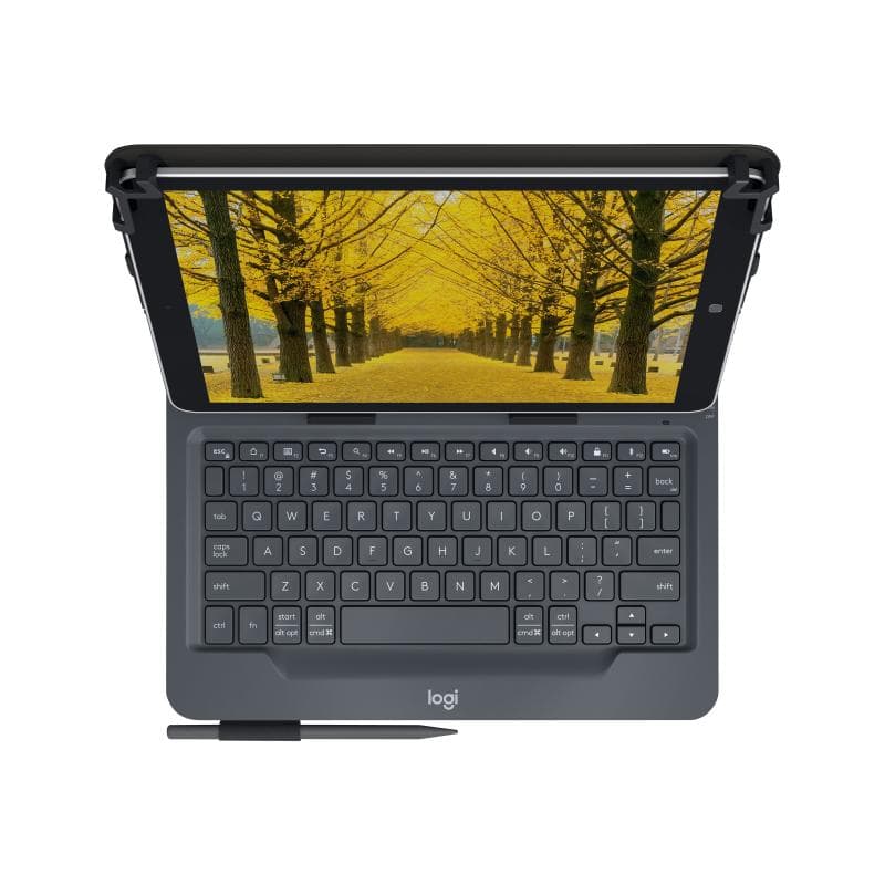 LOGITECH Universal Folio with integrated keyboard for 23 - 25,5cm / 9-10 inch tablets (DE)