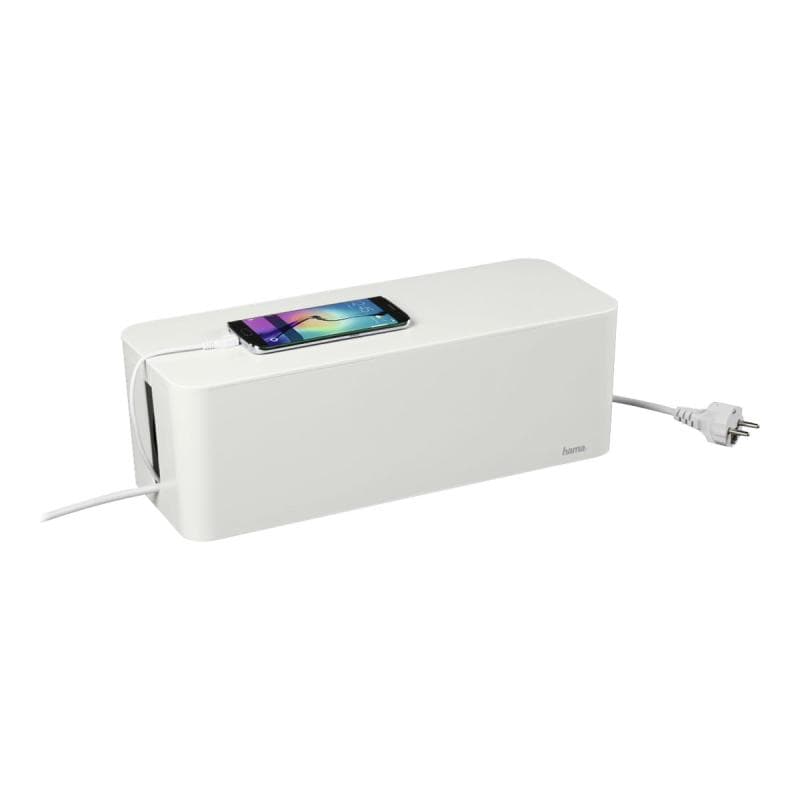 HAMA Kabelbox Maxi weiß
