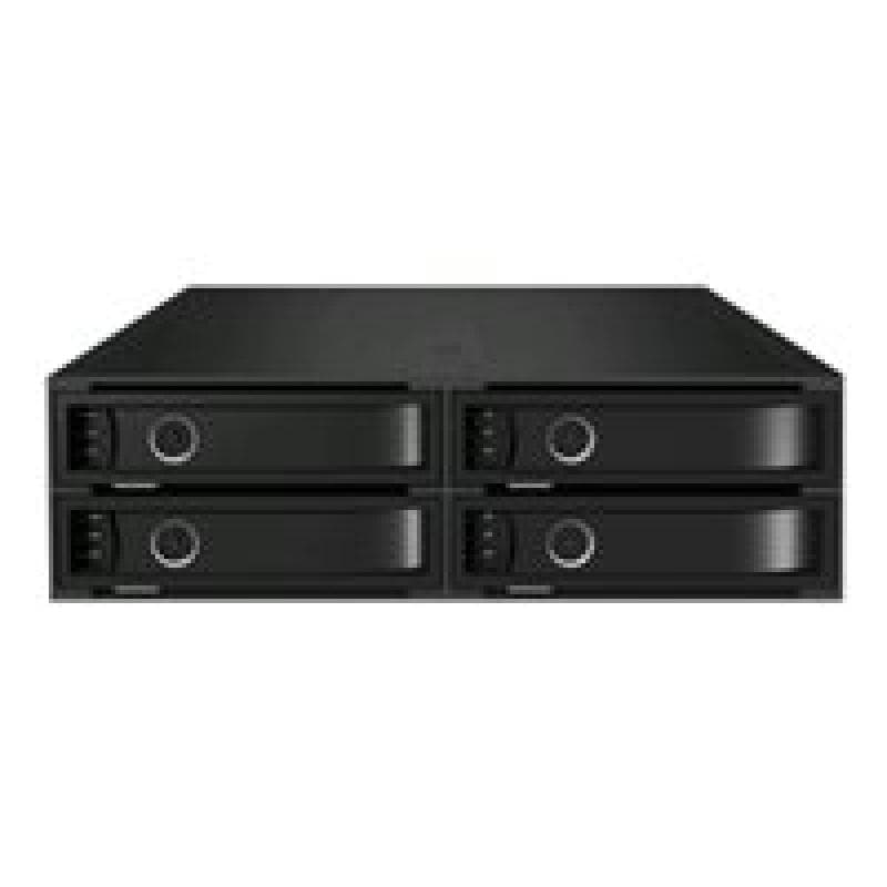 RAIDSONIC Backplane 4x6,3cm SATA/SAS in 1x5,25″ IB-2242SSK (b)