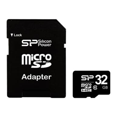 SILICON POWER Micro SDCard 32GB SDHC Class 10 mit/adapter