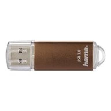 HAMA FlashPen ″Laeta″, USB 3.0, 128 GB, 40MB/s, Braun