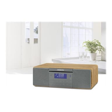 SANGEAN Radio DAB+ Sangean DDR-47BT Wood Desktop DAB+ Radio