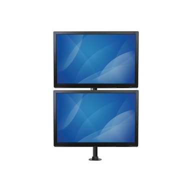 STARTECH.COM Vertikale Dual Monitorhalterung - Stahl - VESA bis zu 27 Zoll (10Kg) - Verstellbare zwe
