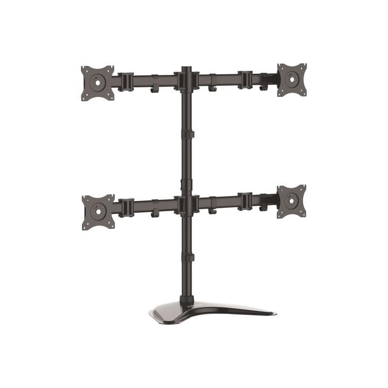 STARTECH.COM Vierfach-Monitorhalter - Schwenkbar - Verstellbarer 4 Monitorständer - Für VESA Monitor
