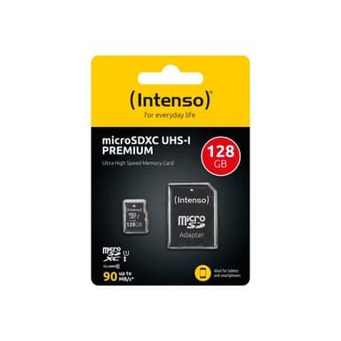 INTENSO MICRO Secure Digital Card Micro SD Class 10 UHS-I, 128 GB Speicherkarte