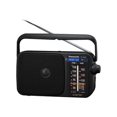 PANASONIC RF-2400DEG-K, tragbares Radio, schwarz