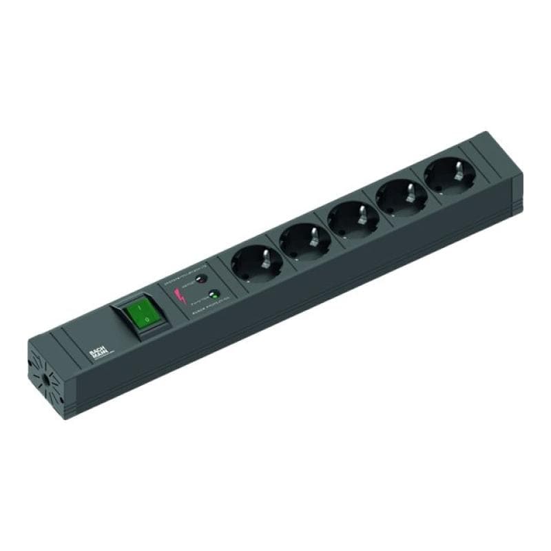BACHMANN Steckdosenleiste 5fach 420.0022 Connect Line mit Schalter Übersp.schutz