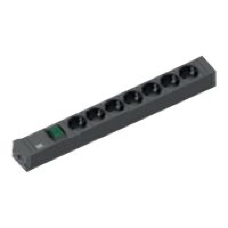 BACHMANN Steckdosenleiste 7fach 420.0014 Connect Line mit Schalter 2,0 m Leitun