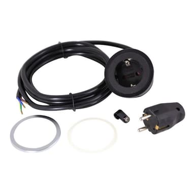 BACHMANN PIX 1xSchuko sw 2,0m 926.001 AEH