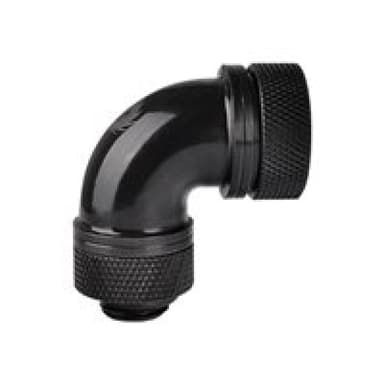 THERMALTAKE tt Pacific G1/4 PETG Tube 90° 16mm OD bk