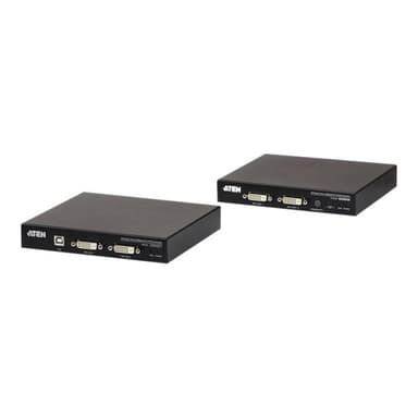 ATEN CE624 KVM Extender, USB, DVI Dual-View, HDBaseT, FullHD, Sender und Empfänger, bis 150m