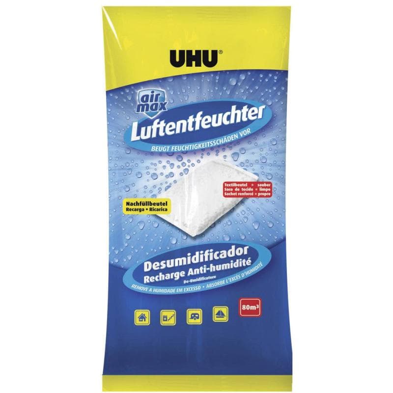 UHU Luftentfeuchter-Nachfüllbeutel 32 m² Weiß UHU