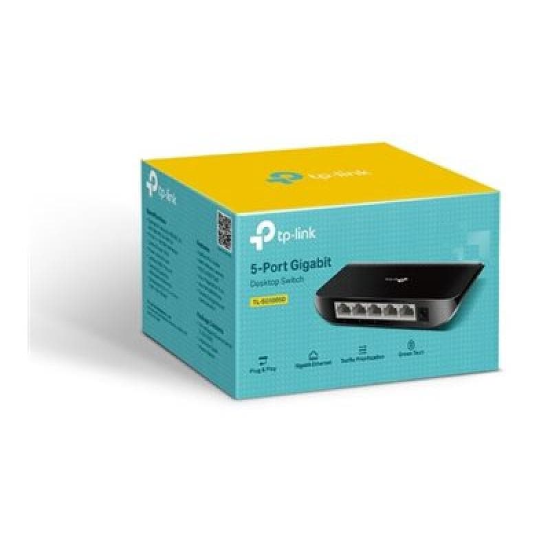 TP-LINK 5-Port Gigabit Desktop Switch Plastic Case
