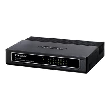 TP-LINK 16-Port 10/100 Mbps Desktop Switch Plastic Case