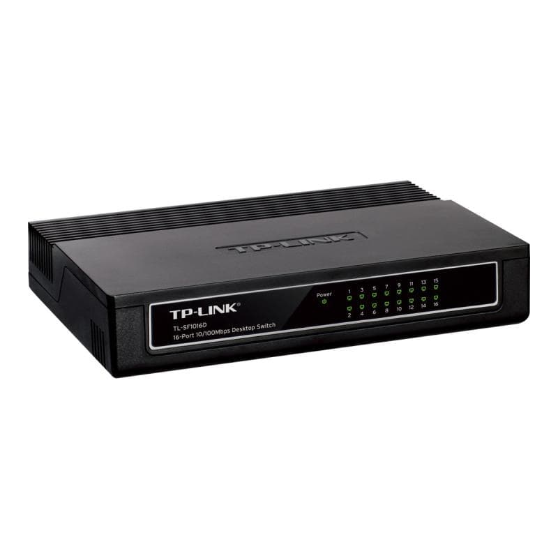 TP-LINK 16-Port 10/100 Mbps Desktop Switch Plastic Case