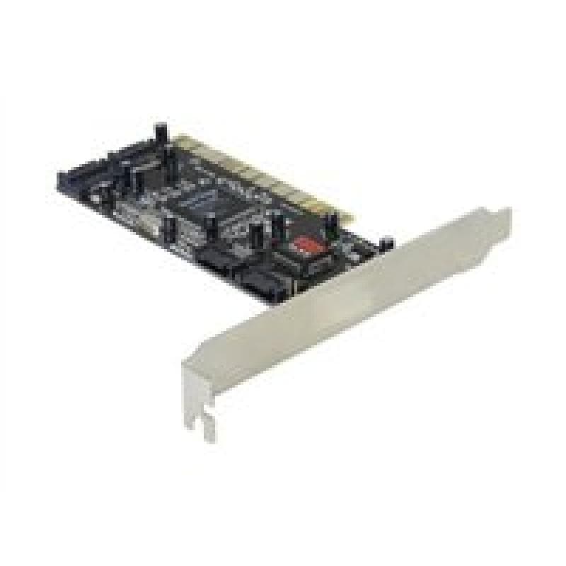 DELOCK Controller SATA, 4 Port mit Raid