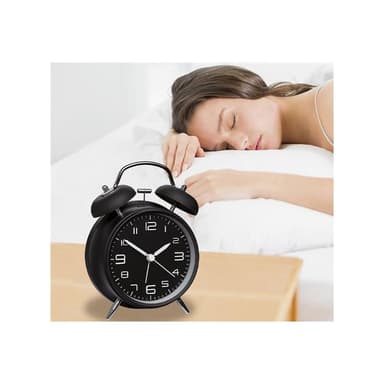 TFA-DOSTMANN Mechanisch Wecker TFA 60.1025 Schwarz Alarmzeiten 1