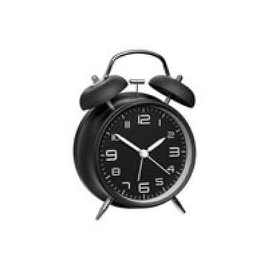 TFA-DOSTMANN Mechanisch Wecker TFA 60.1025 Schwarz Alarmzeiten 1
