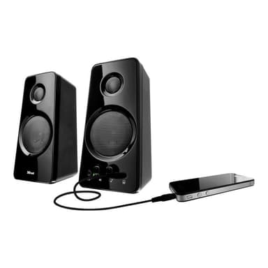 TRUST 2.0 PC-Lautsprecher Kabelgebunden Trust Tytan 18 W Schwarz