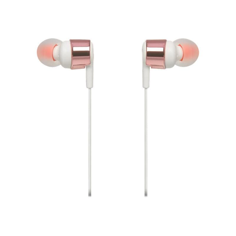 JBL HiFi Kopfhörer JBL Harman T210 In Ear Headset, Lautstärkeregelung Roségold