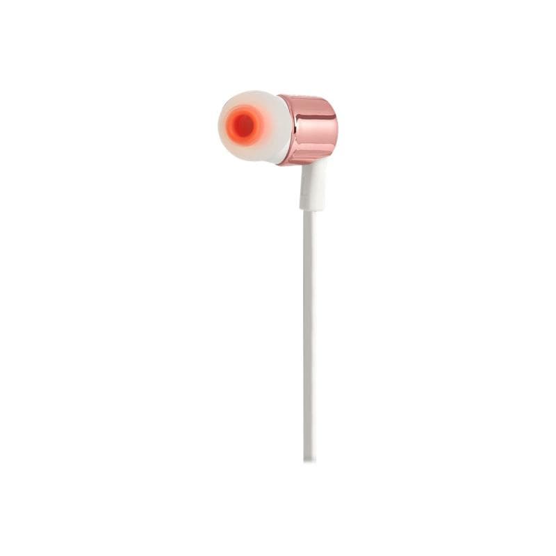 JBL HiFi Kopfhörer JBL Harman T210 In Ear Headset, Lautstärkeregelung Roségold