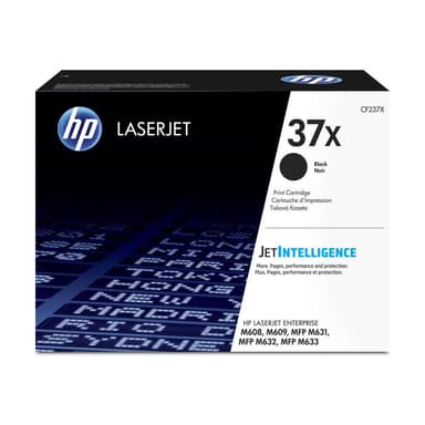 HP 37X Schwarz LaserJet Tonerpatrone (CF237X)