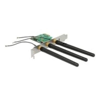 DELOCK PCIe>1x M.2 mit 3 Antennen | Low Profile