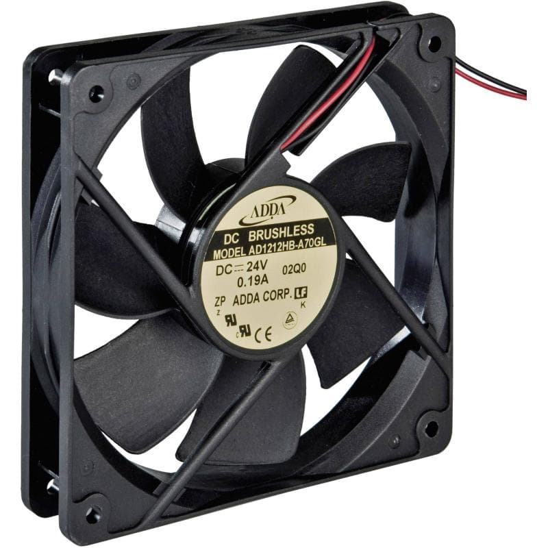 ADDA Axiallüfter 12 V/DC 149.4 m³/h (L x B x H) 120 x 120 x 25 mm ADDA AD1212HB-A70GL