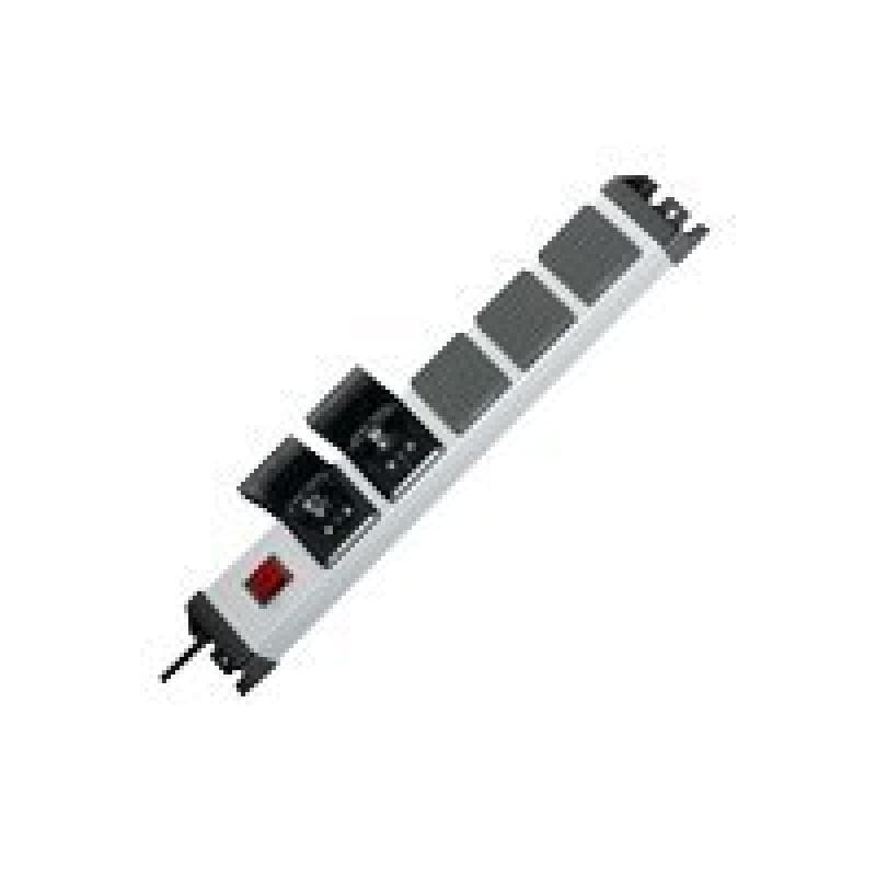 KOPP POWERversal 5-fach - Verlängerungsschnur - 250 V - 3.6 kW - 1.4 m